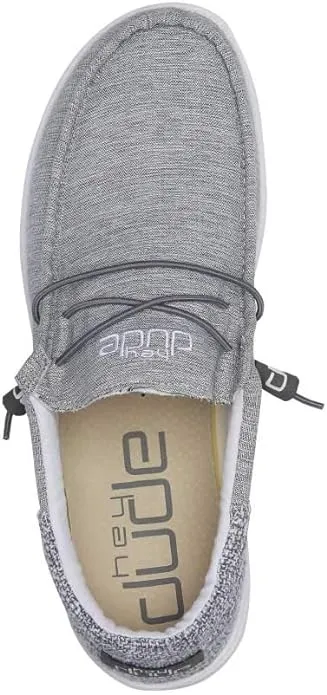 110413227 Hey Dude Men's Wally Funk Comfortable & Light-Weight Magnetite 10 - Like New