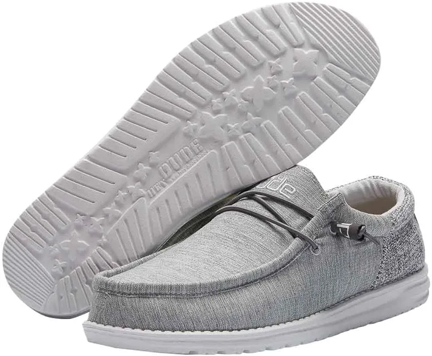 110413227 Hey Dude Men's Wally Funk Comfortable & Light-Weight Magnetite 10 - Like New