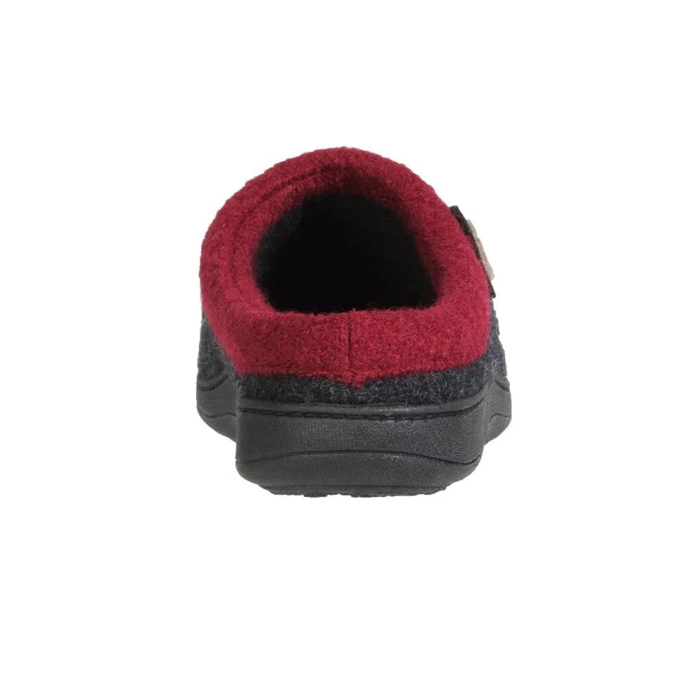 Acorn Women's Dara Slippers- Charcoal Button