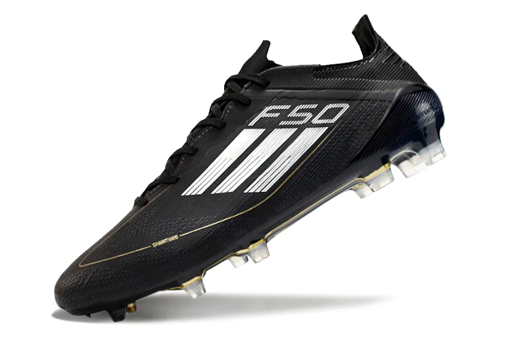 Adidas F50 - Black White Gold