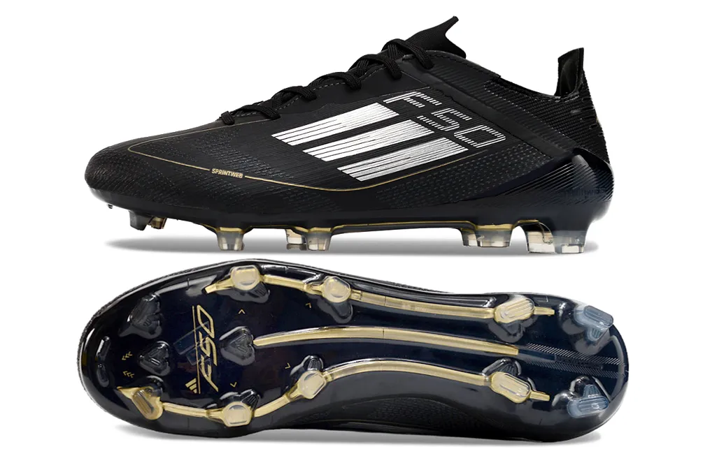 Adidas F50 - Black White Gold