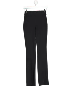 alo yoga Black Airbrush High-waist Flutter Legging UK XS