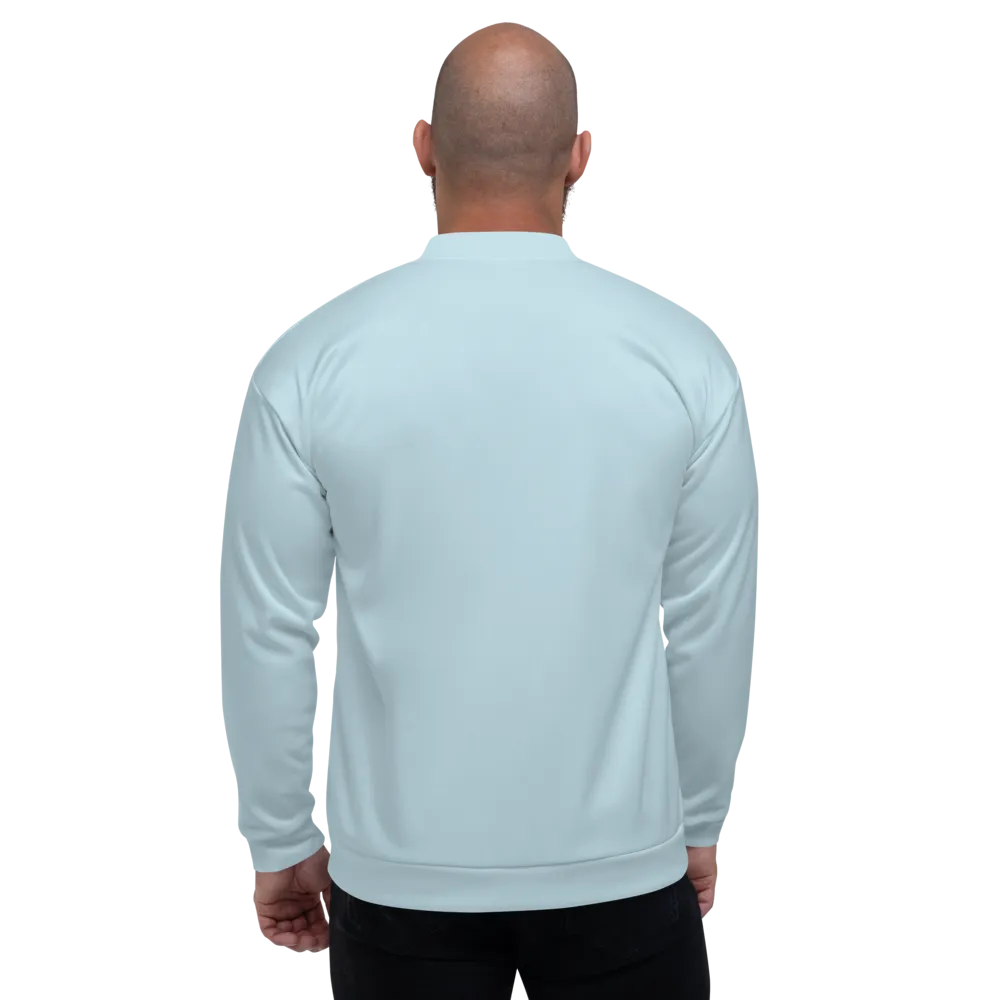 CRXWN | Drip or Dye Sunblocked Run Star Hike Sky Blue Solid UNISEX Bomber Jacket