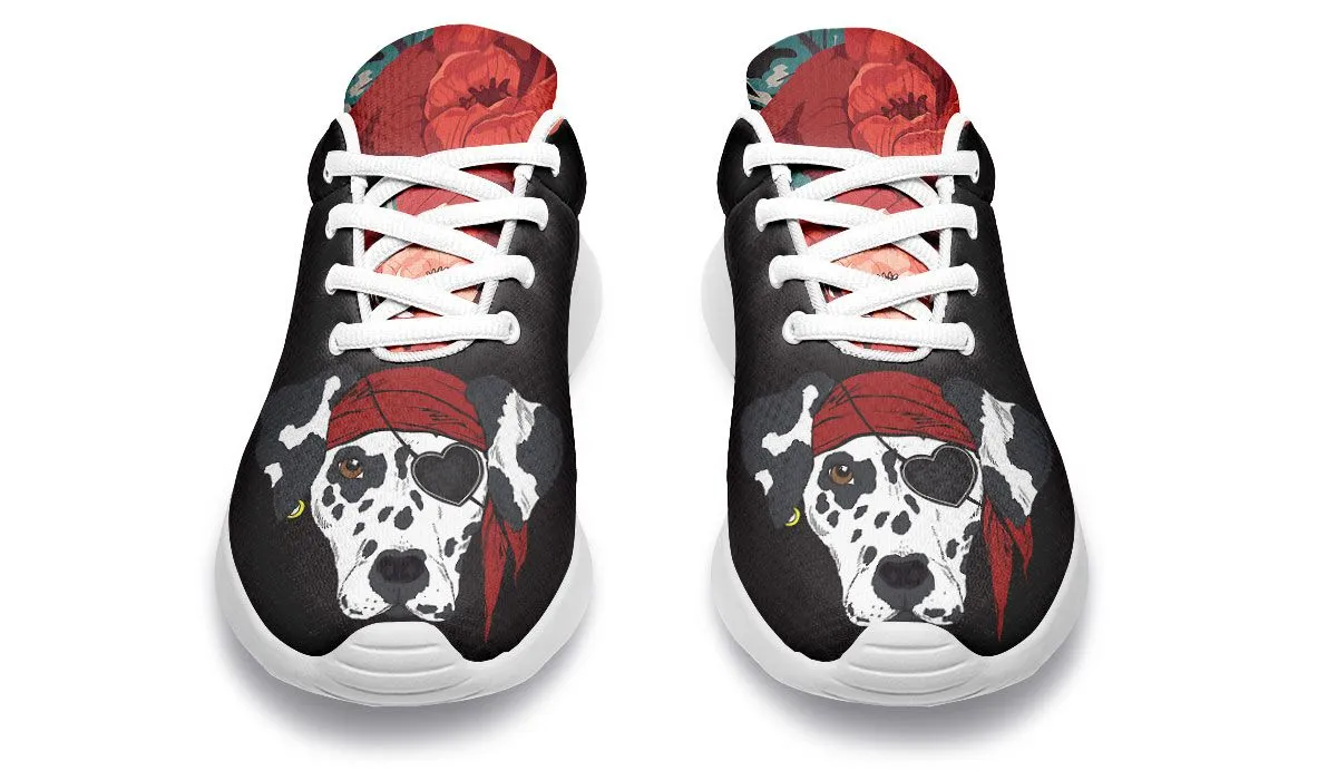 Dalmatian Pirate Athletic Sneakers