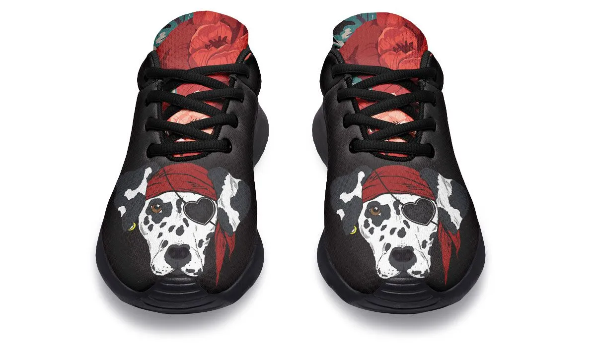 Dalmatian Pirate Athletic Sneakers