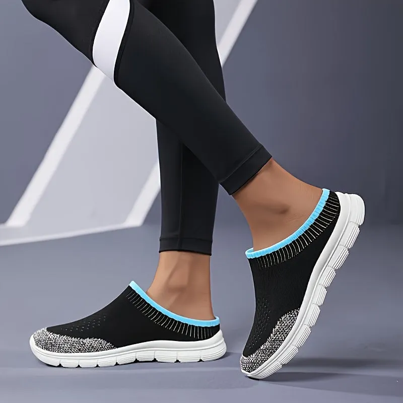 Dames slip-on sokschoenen-licht en ademende loafers
