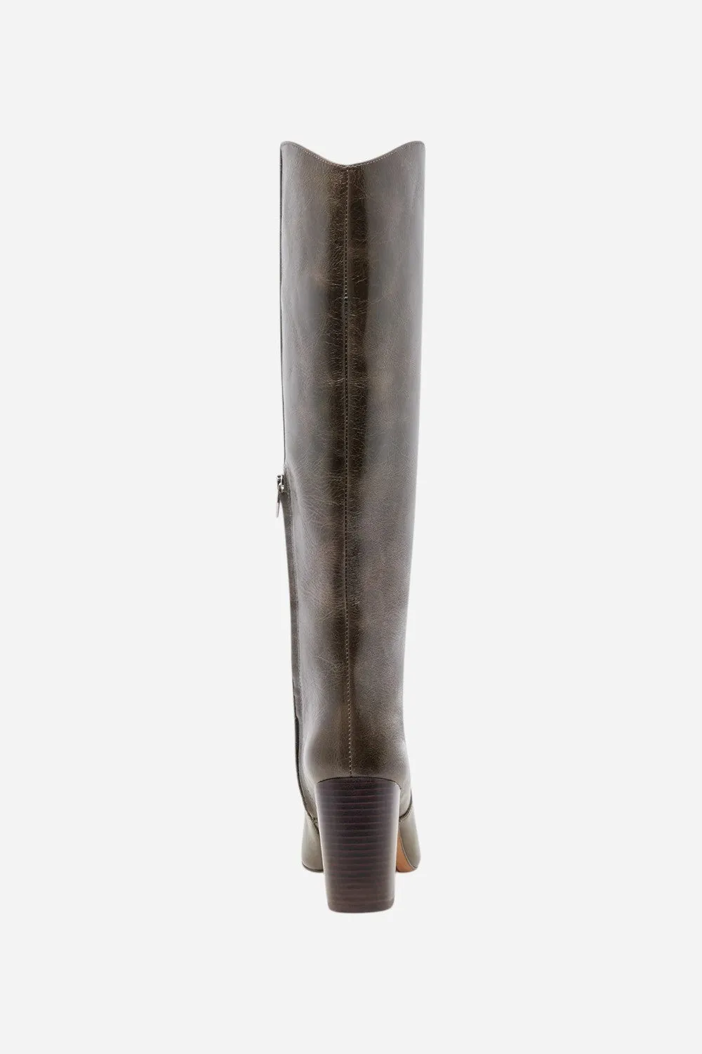 Dolce Vita Nedi in Dark Olive Leather