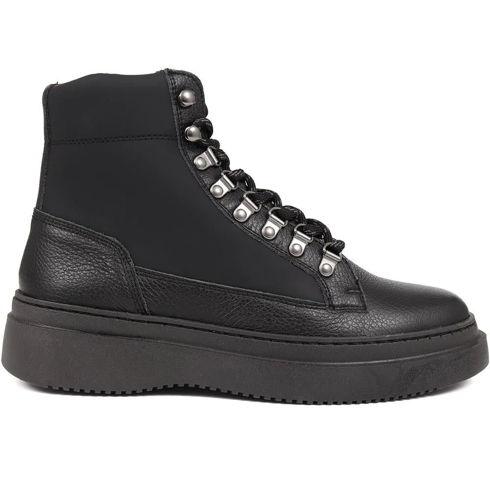 Drexel Chunky Leather Boots - DREXEL / 324 503