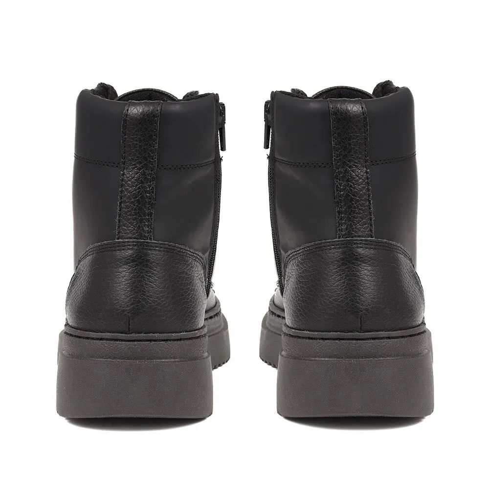 Drexel Chunky Leather Boots - DREXEL / 324 503