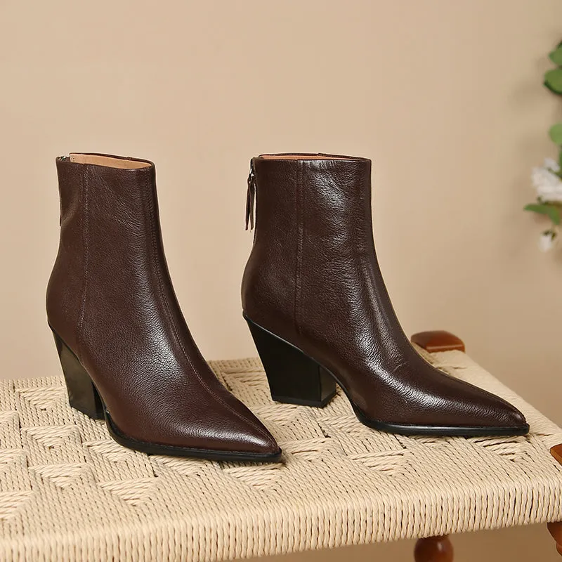 Ebonique Timeless Ankle Booties