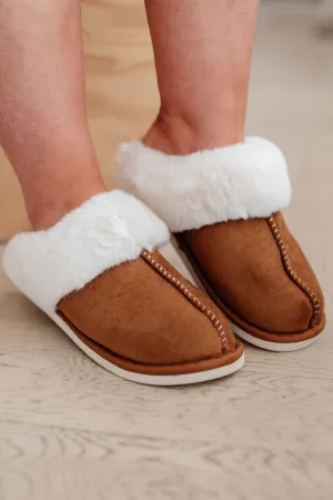 Faux Shearling Slippers