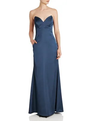 Gabriella Gown - Navy   Black
