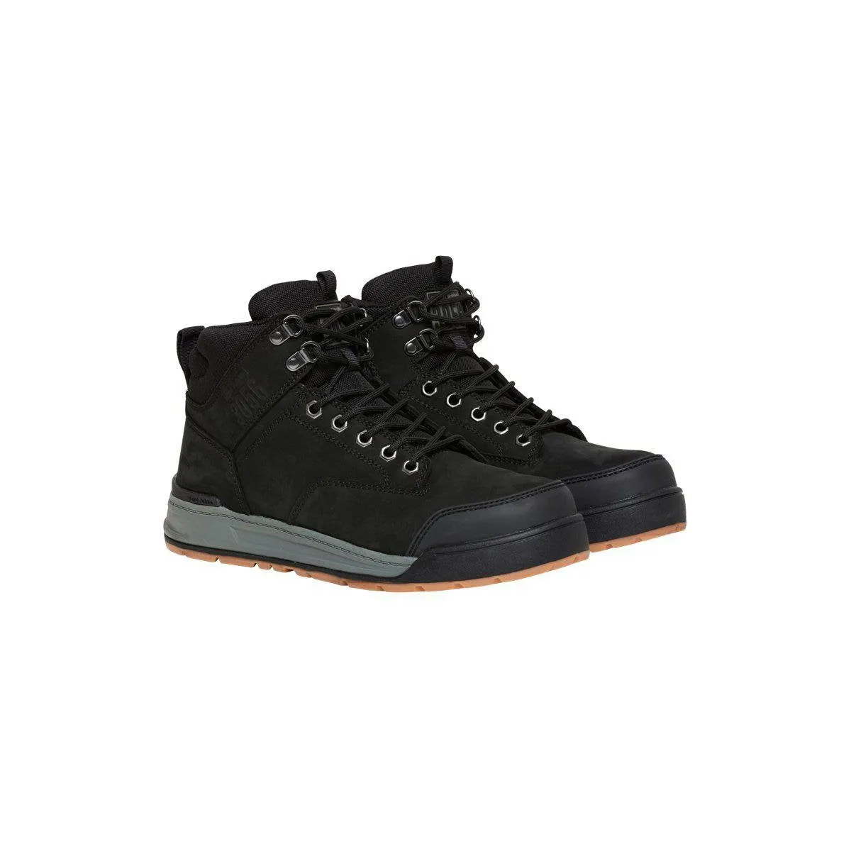 Hard Yakka 3056 Lace Zip Black Boot - Y60201