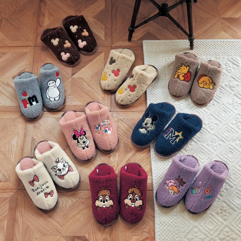 JP x BM - Big Hero 6 Baymax Fluffy Boa Slippers for Adults