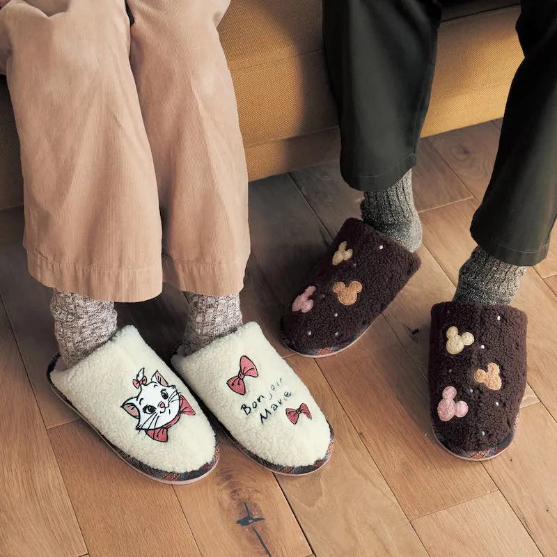 JP x BM - Big Hero 6 Baymax Fluffy Boa Slippers for Adults