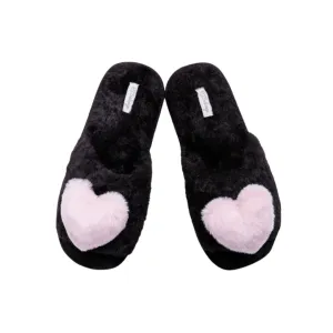 Love Heart Slides (Black)