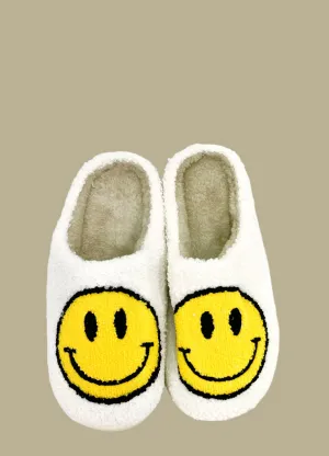 Lovelina - Smiley Cozy Slippers -Yellow