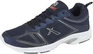 Mens Lace up Gym Running Jogger Memory Foam Lightweight Trainers Shoes Size 6-12-Navy-12 UK