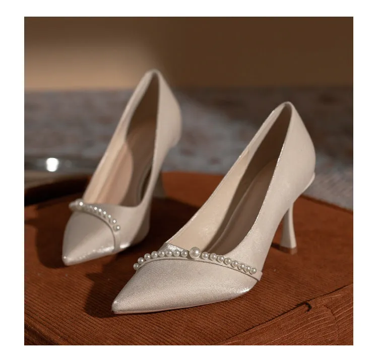 Mimosa Elegant Silk Pumps