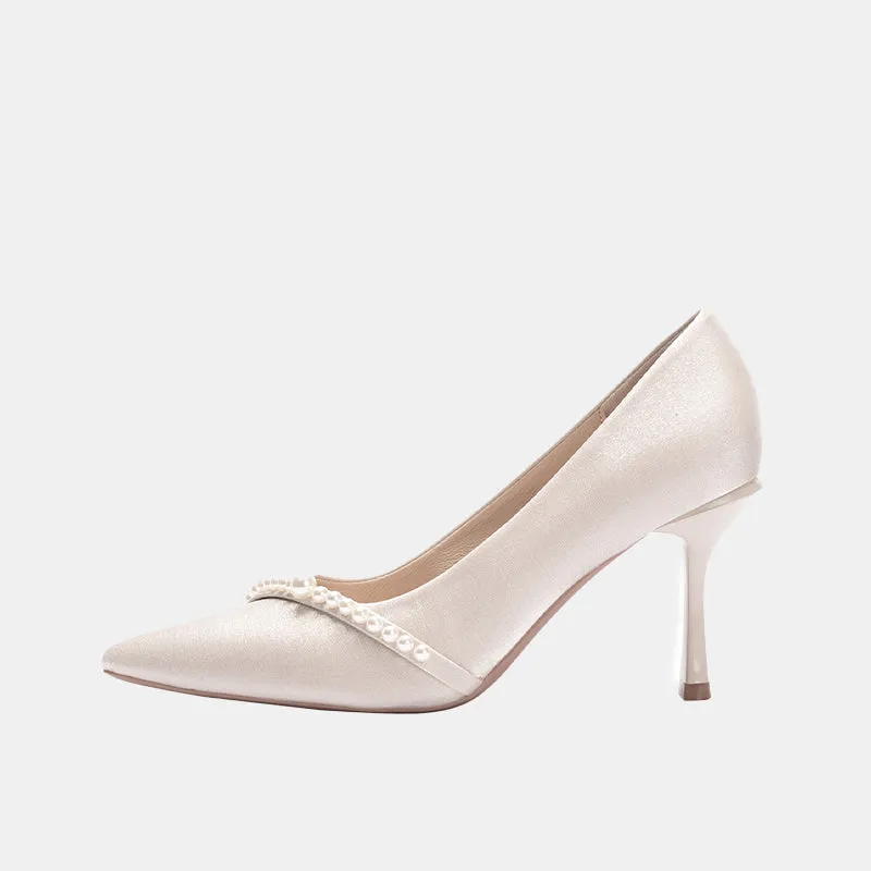 Mimosa Elegant Silk Pumps
