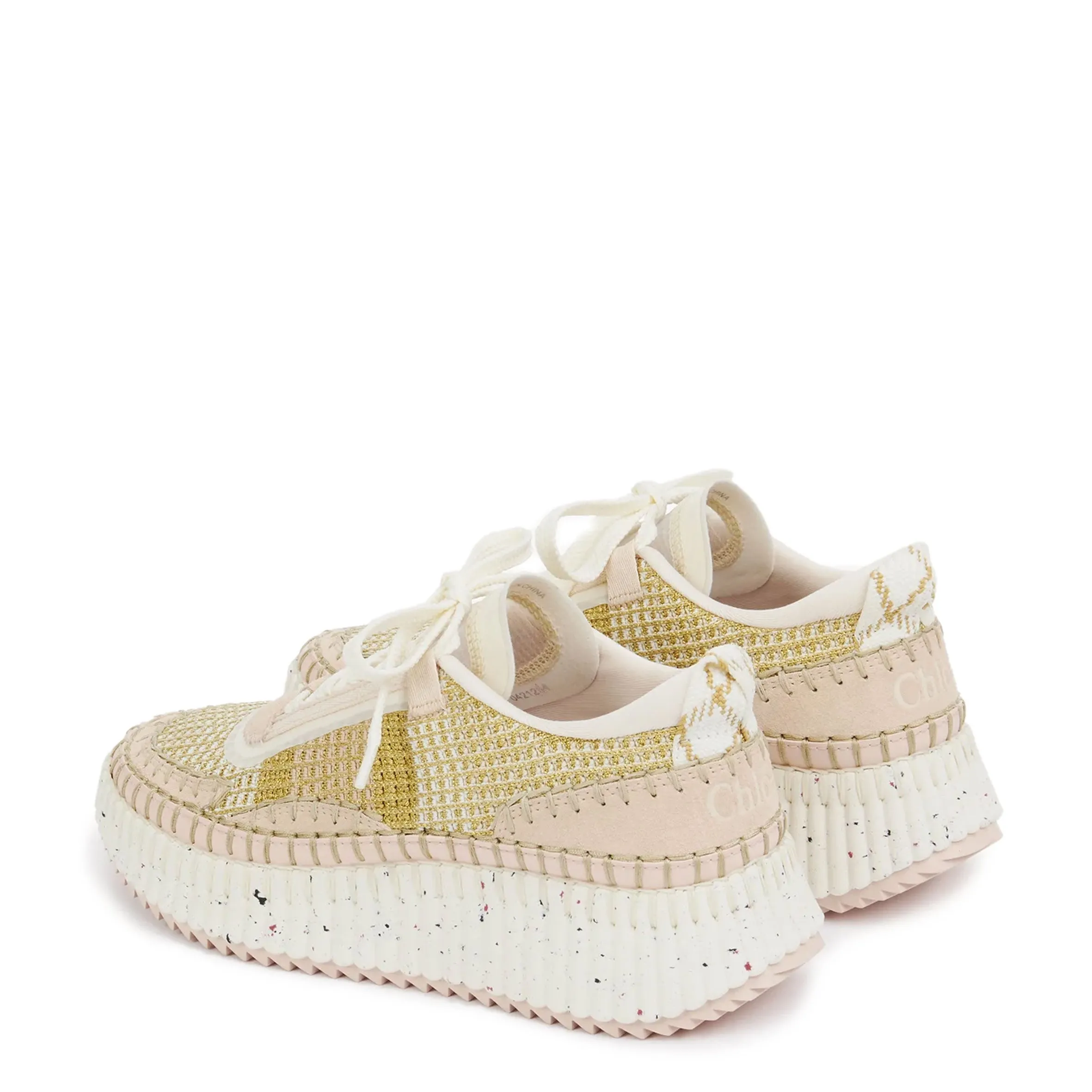 Nama Metallic Sneaker, Pink and Gold