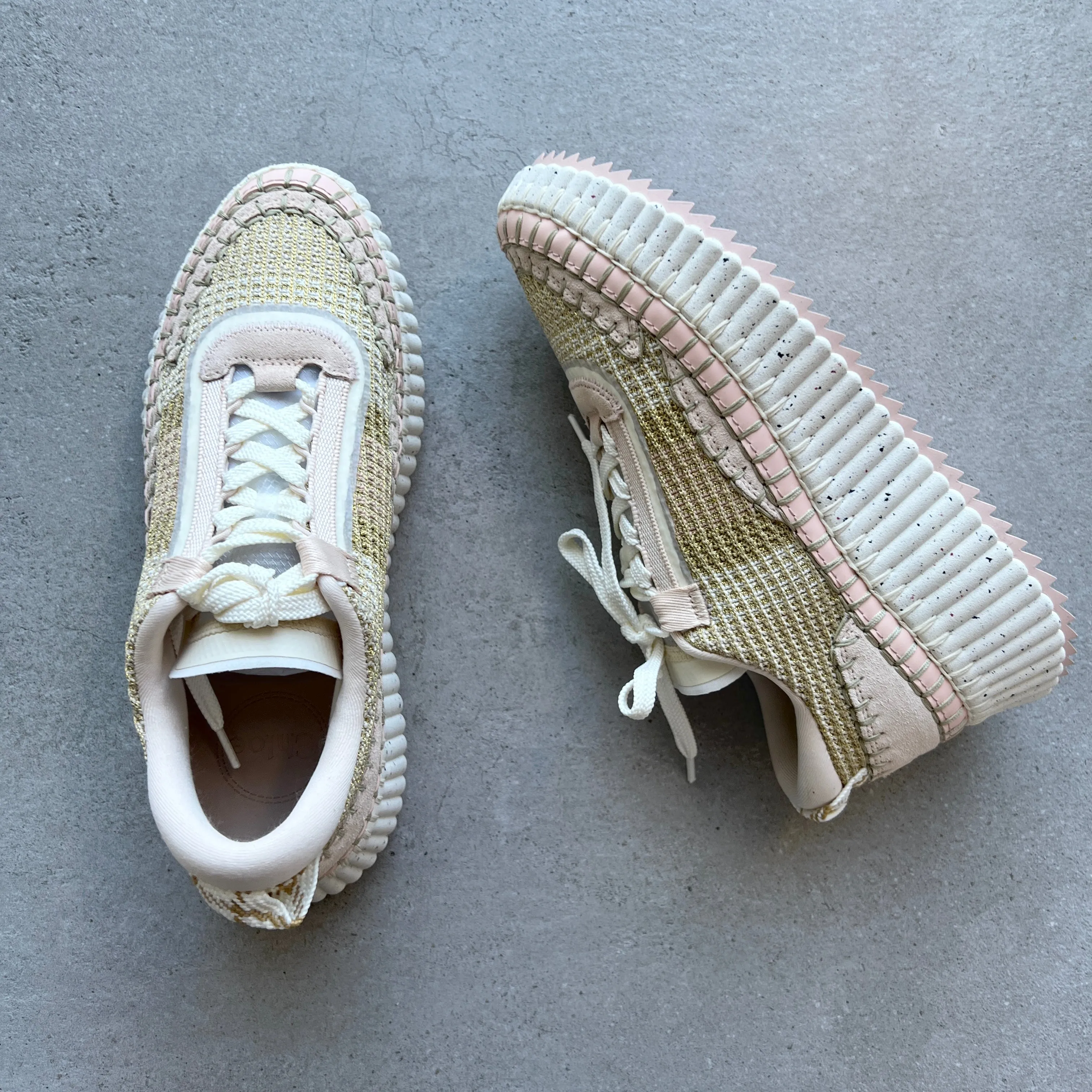 Nama Metallic Sneaker, Pink and Gold