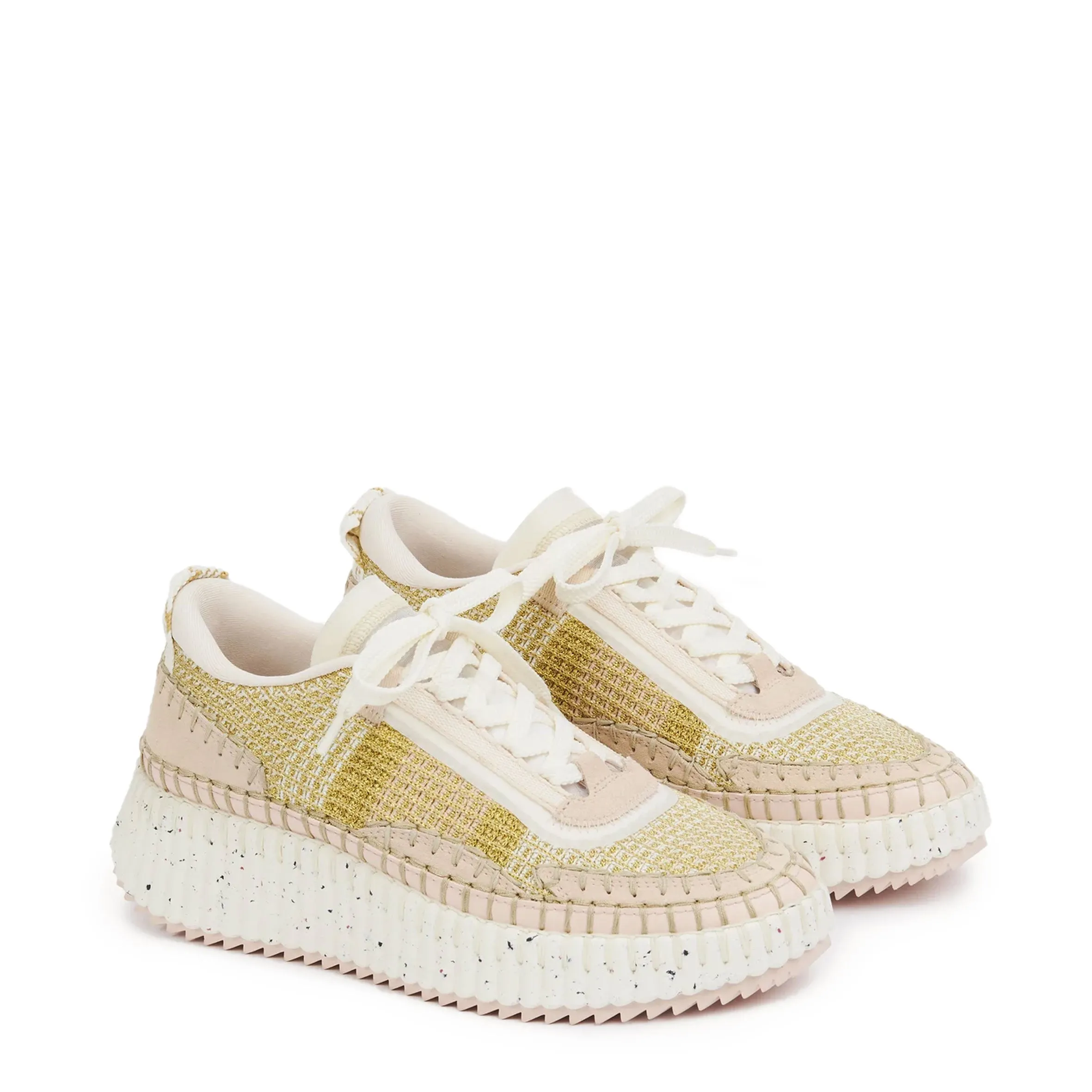 Nama Metallic Sneaker, Pink and Gold