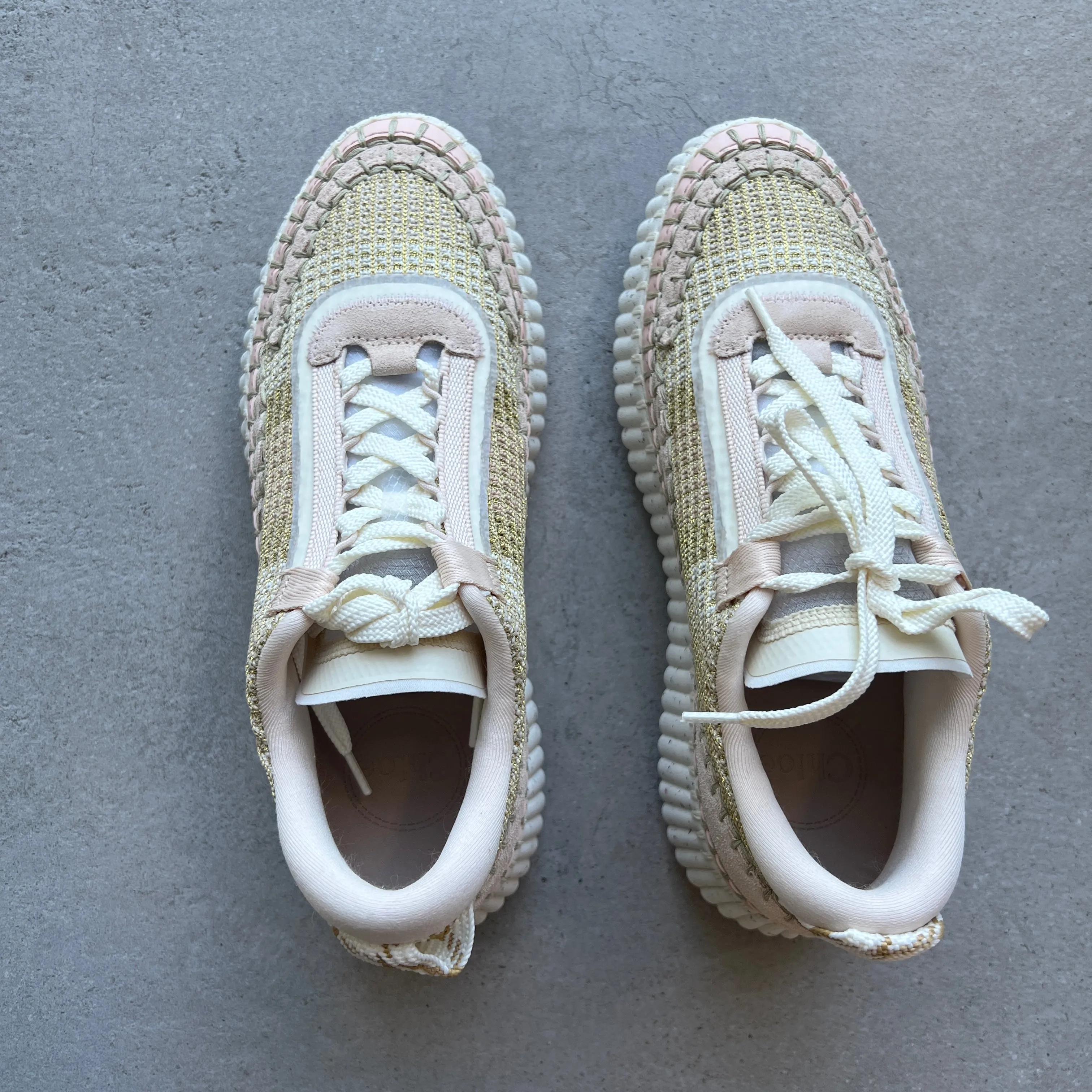 Nama Metallic Sneaker, Pink and Gold