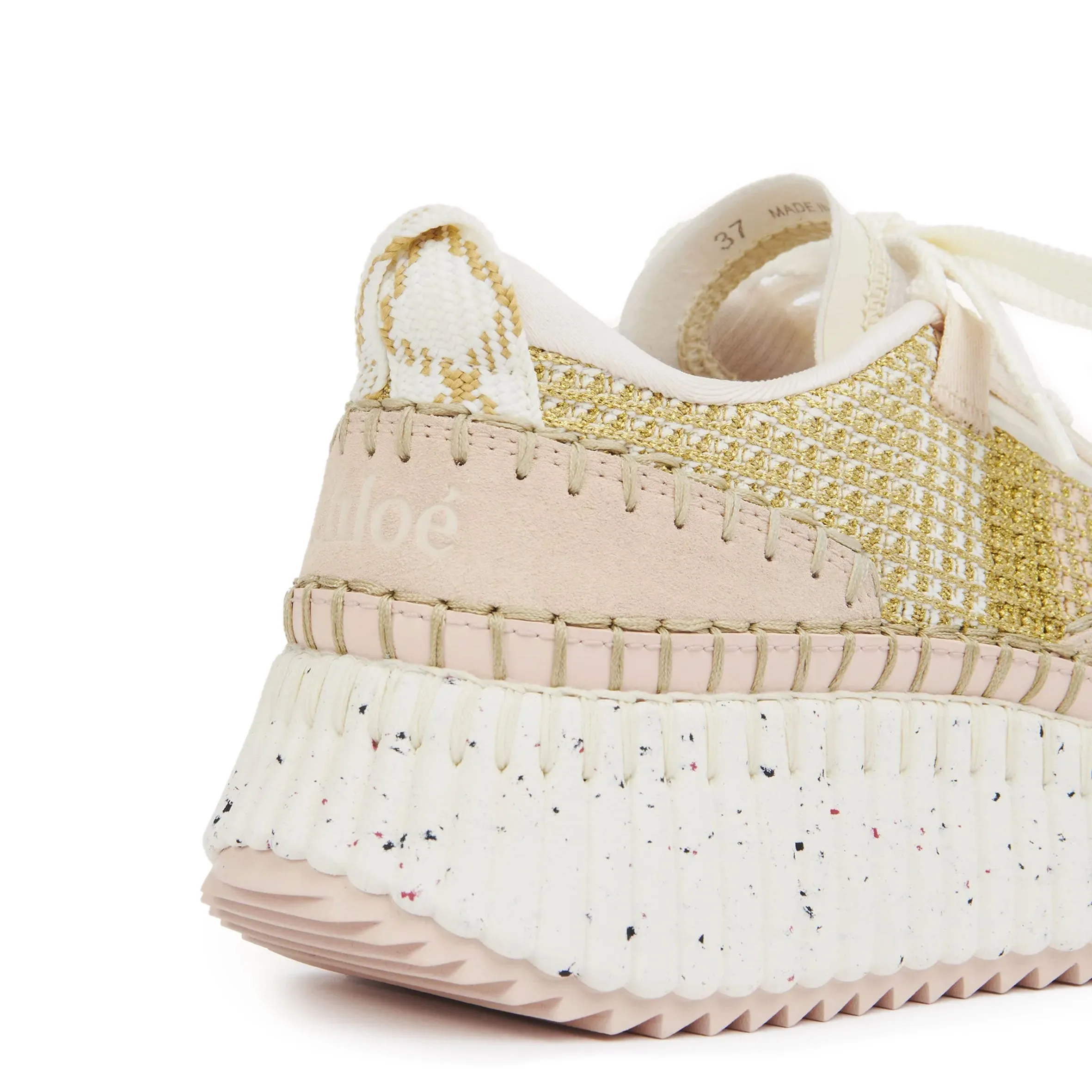 Nama Metallic Sneaker, Pink and Gold