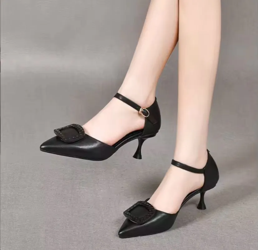 New Women Hollow Out High Heel  Ladies Office Dress Sandal Pumps  47990  (40)