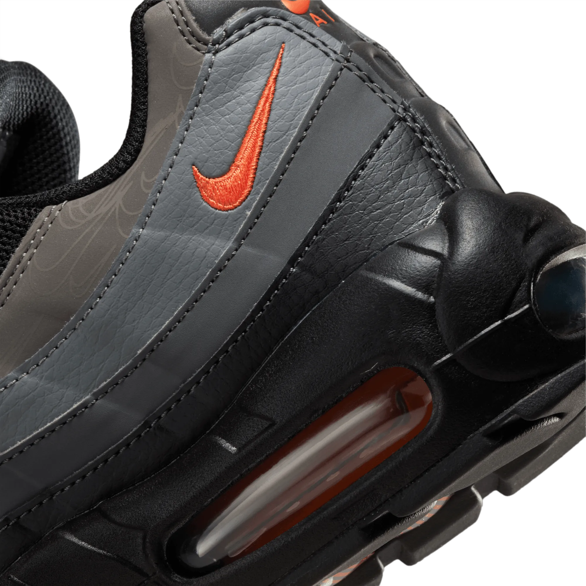Nike - Men - Air Max 95 - Black/Picante Red