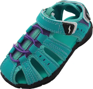 Norty Girls 11-4 Aqua Hiker Sandals 19056