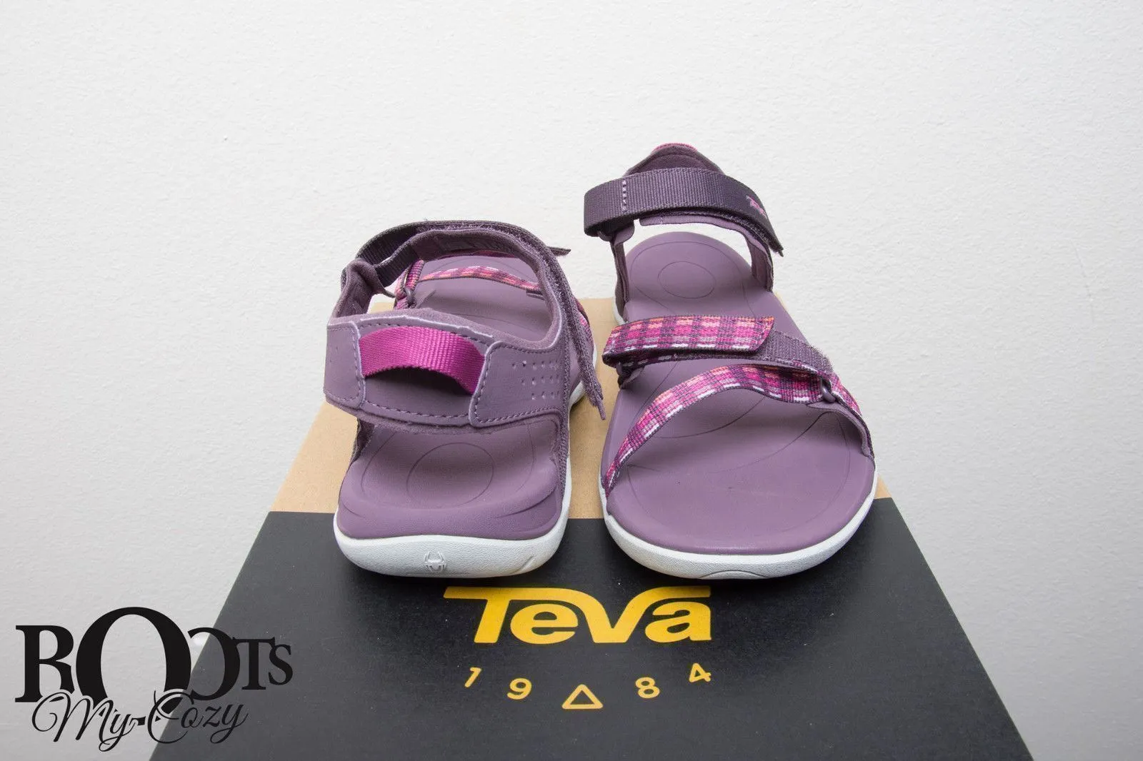 Teva Verra Modern Stripes Purple Samdals