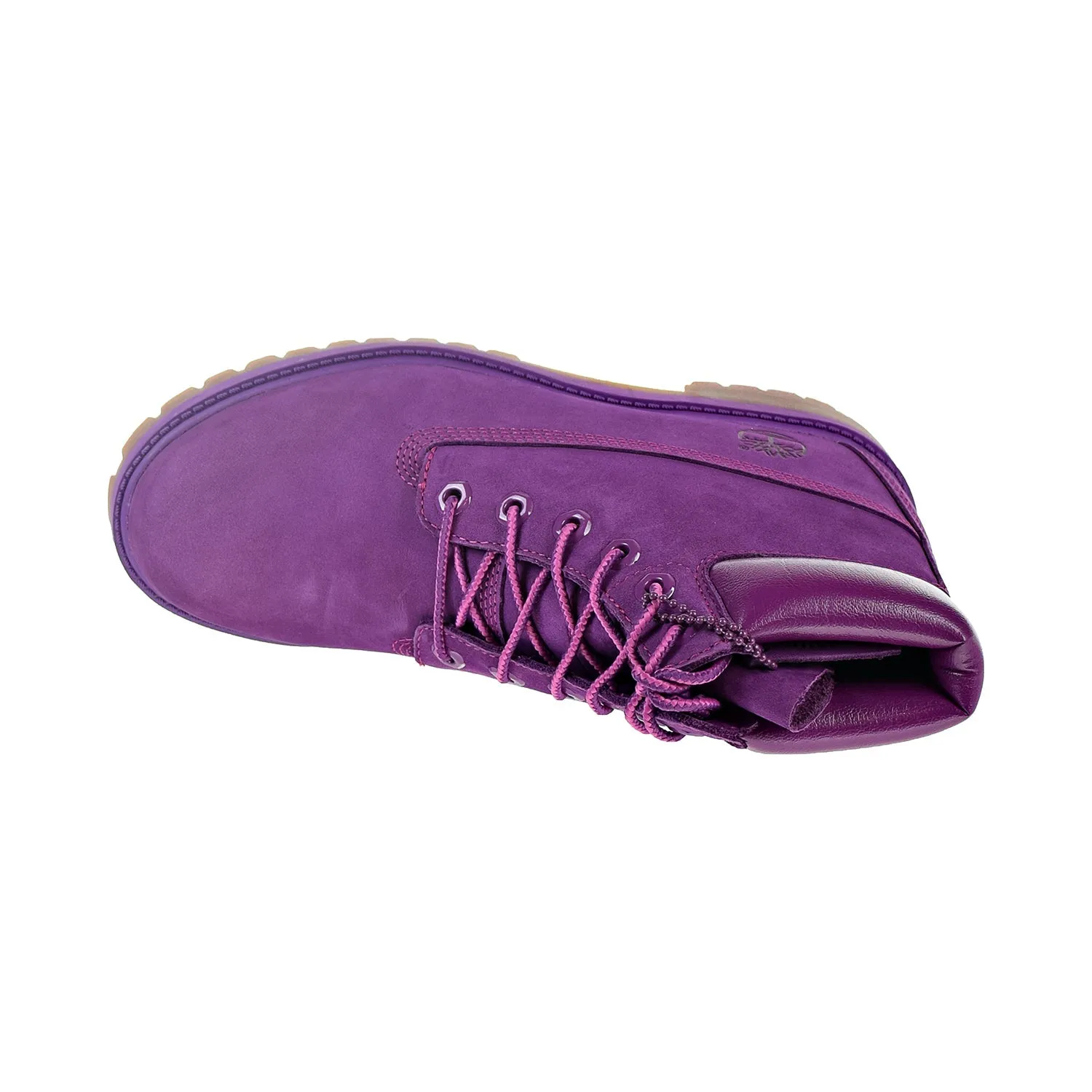 Timberland Premium 6 Inch Waterproof Boot Big Kids' Shoes Bright Purple