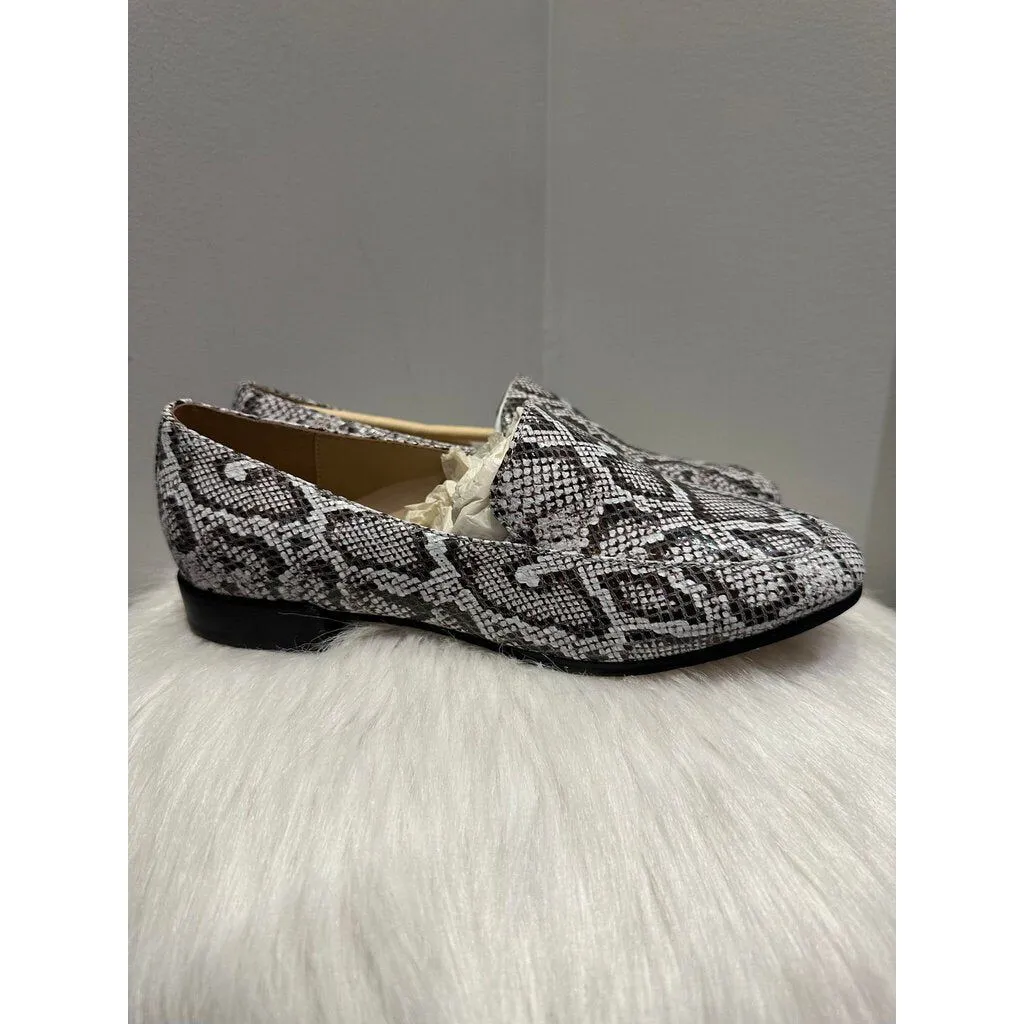 Villa Rouge Embossed Leather Patrice Loafers - Size 5.5