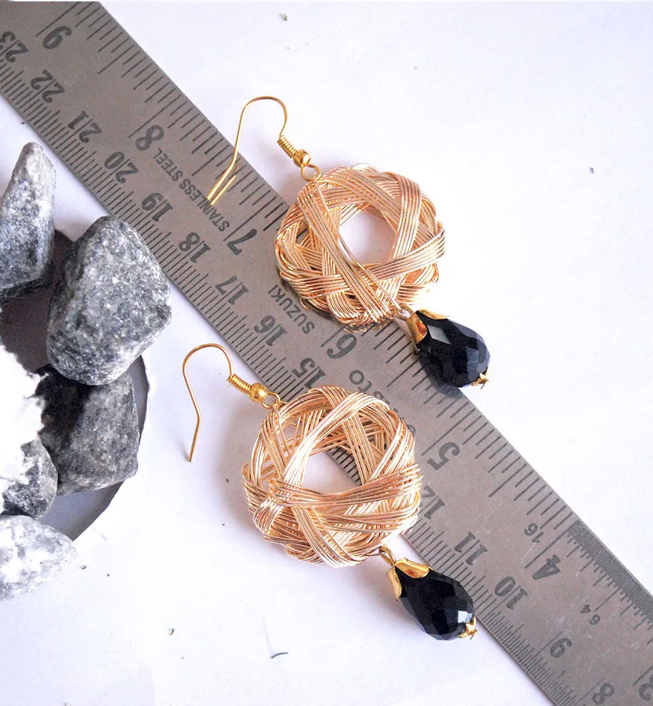 Weaved Mesh Earrings