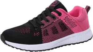 Women's Lace Up Walking Running Shoes Tennis Casual Mens Running Shoes Breathable Men Casual Dress Shoes Brown Sneakers Platform Tennis Shoe Cross Trainer Shoe