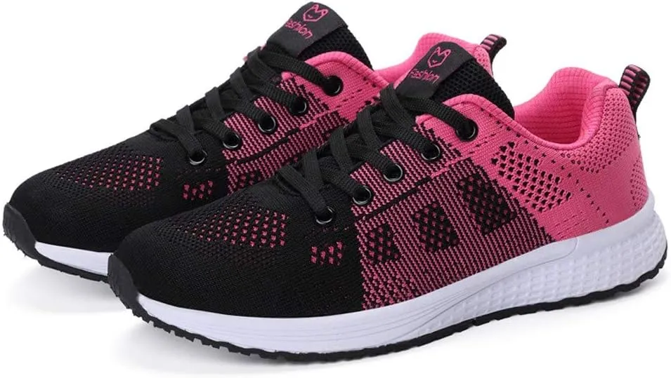 Women's Lace Up Walking Running Shoes Tennis Casual Mens Running Shoes Breathable Men Casual Dress Shoes Brown Sneakers Platform Tennis Shoe Cross Trainer Shoe